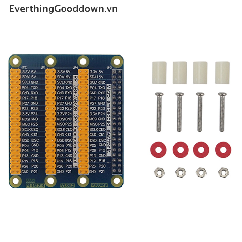 Bảng Mạch Mở Rộng GPIO 1 Sang 3 Cho Raspberry Pi 4B / 3B +
