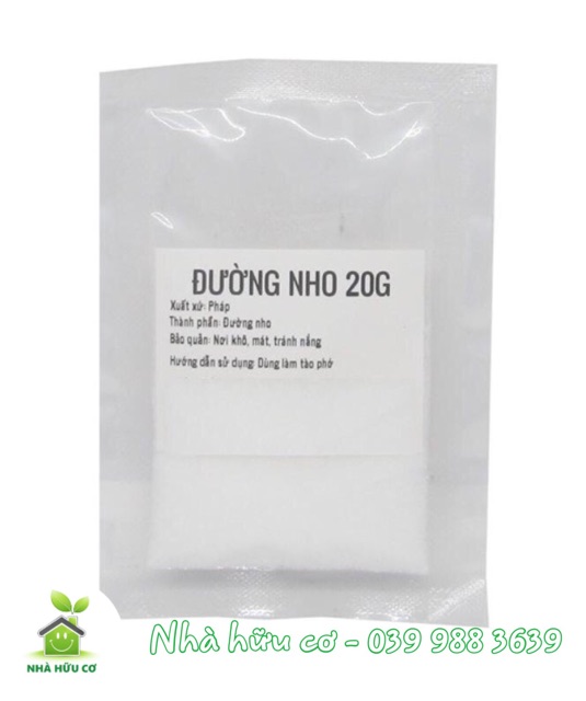 Đường nho Pháp làm tào phớ, đậu hũ non ... - 100gr/200g/500g - Date: 5/2024