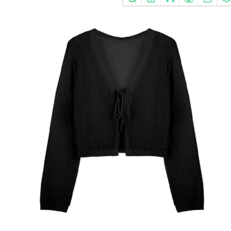 Áo khoác cardigan COZOKC tay dài chống nắng thắt dây thời trang trẻ trung