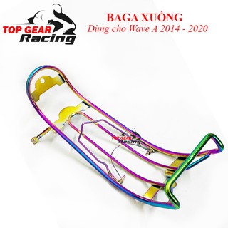 Baga Xuồng - Baga Chuối Wave A 2014-2020 10 Ly Màu Titan, Inox <TOPGEAR>