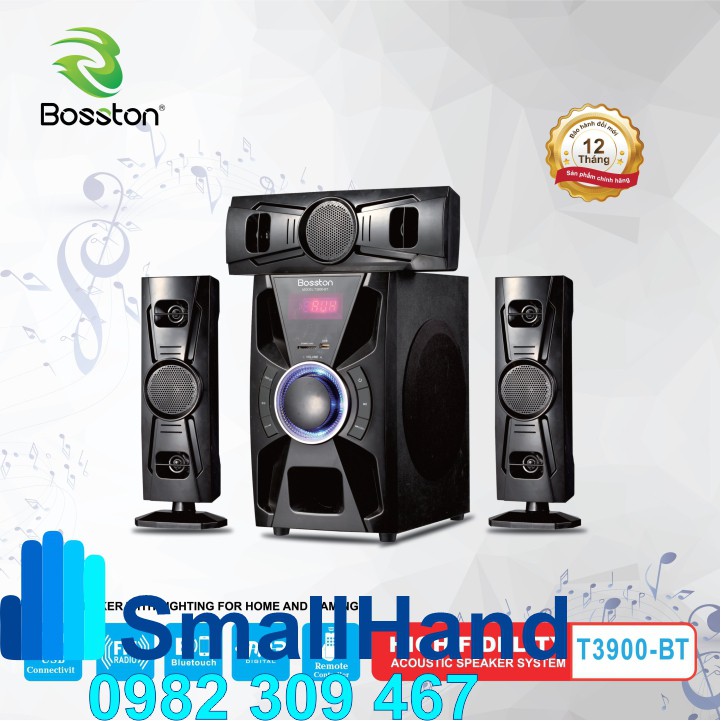 Loa 5.1/2.1 Bosston T4000/T3900/T3800/T3700/T3600/T1800 – Bluetooth –  Led RGB – Chính Hãng – Tích hợp USB, Thẻ nhớ