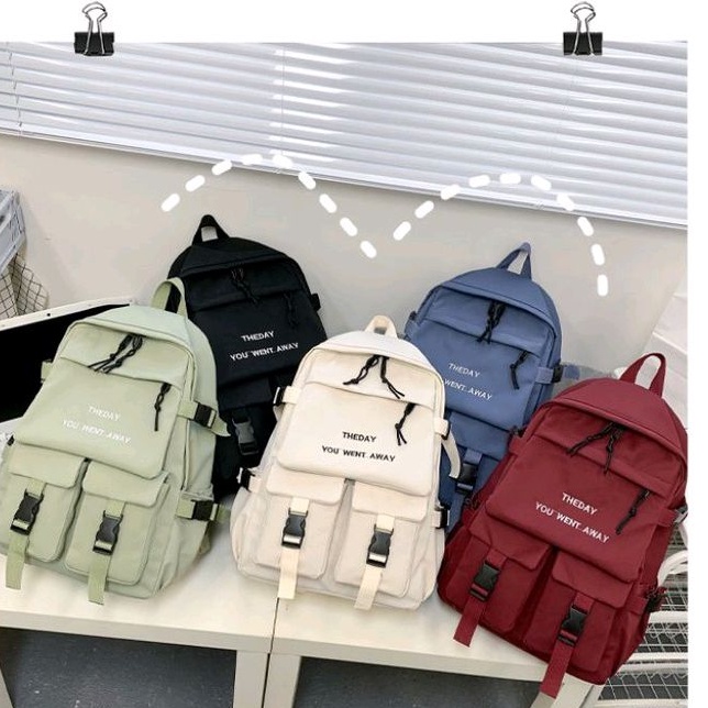 Balo đi học nam nữ Ulzzang thời trang du lịch đi học đi chơi Hàn Quốc cá tính dễ thương Balo theday nam nữ