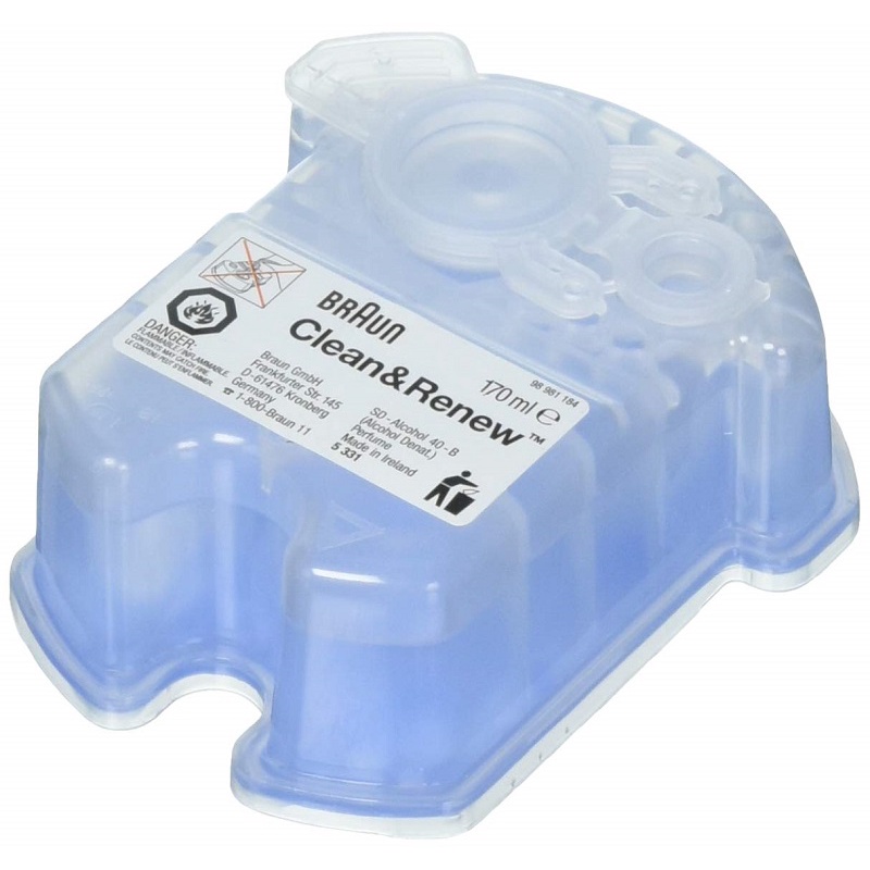 Hộp nước rửa máy cạo râu Braun | Braun Clean & Renew Cartridges | 170ml