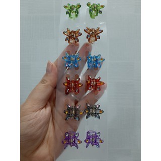 Kẹp Tóc Càng Cua Mini Trong Suốt Nhiều Màu Dễ Thương Cho Bé
