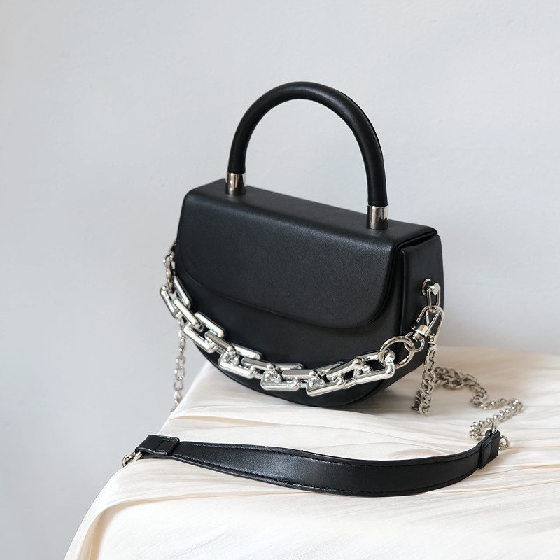 Dây Đeo Túi Xách Bằng Acrylic Màu Bạc Thời Trang