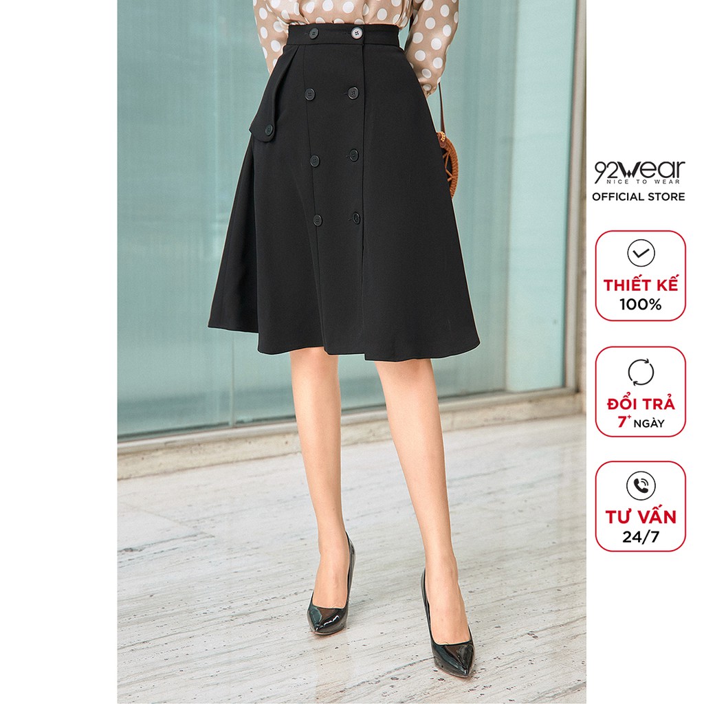 Chân váy dài công sở 92WEAR thanh lịch, tôn dáng phái đẹp JDA1895 | BigBuy360 - bigbuy360.vn