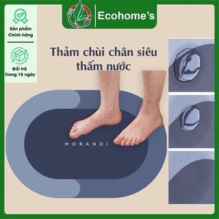 Thảm lau chân, chùi chân,thảm bếp, thảm nhà tắm silicon thấm hút tốt, nhanh khô, chống trượt, kiểu dáng hiện đại
