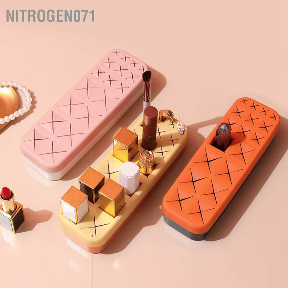 Nitrogen071 Khay đựng son 18 ngăn bằng silicon chất lượng cao