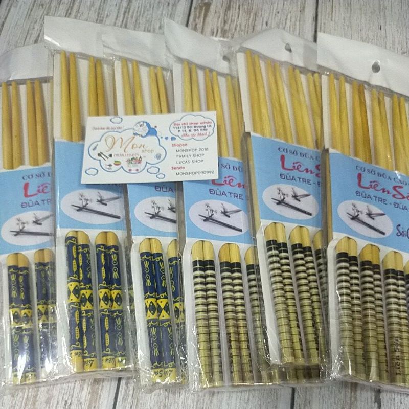 10 Đôi Đũa Tre Hoa Văn Mang Phong Cách Sang Trọng Liên Sơn