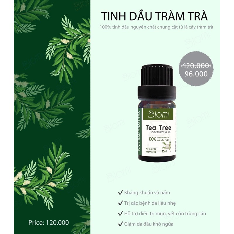 Tinh dầu tràm trà Blomi