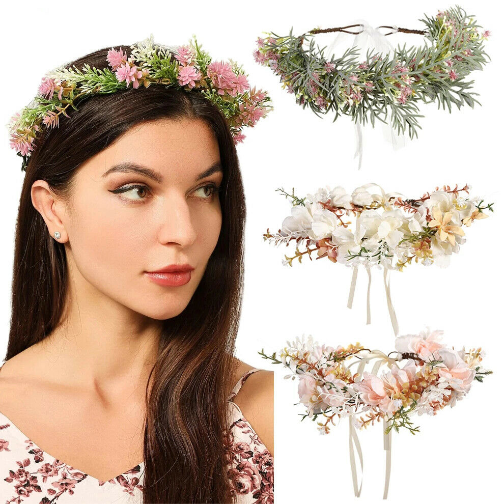 Vòng Hoa Đội Đầu Haimeikang Phong Cách Bohemian