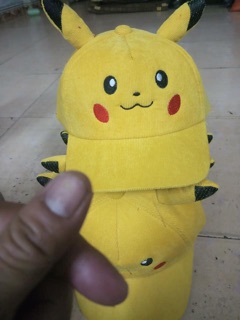Nón kết nhung pikachu dành cho bé