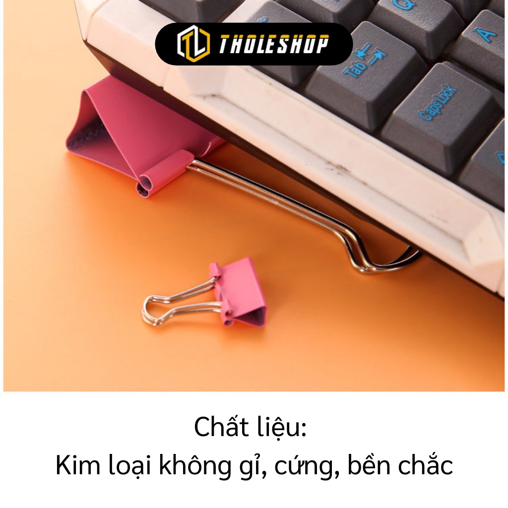 Kẹp Giấy Tài Liệu - Hộp Kẹp Bướm 32mm Giữ Giấy Ghi Chú Đồ Dùng Học Sinh, Văn Phòng 8238