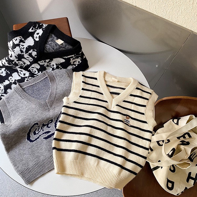 Áo Len Gile Cho Bé -Chất Liệu Len Cao Cấp Hãng AMBB.KIDS, MTINY QUEEN - Hàng Quảng Châu Loại 1 - 4 Mẫu