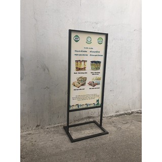 Standee khung sắt kích thước 60*160, 80*180, 80*200