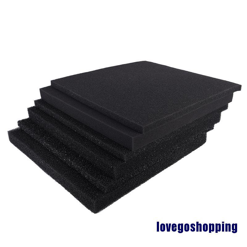 2/4cm 50x50cm Biological Cotton Filter Foam Pond Aquarium Fish Tank Sponge Pad New