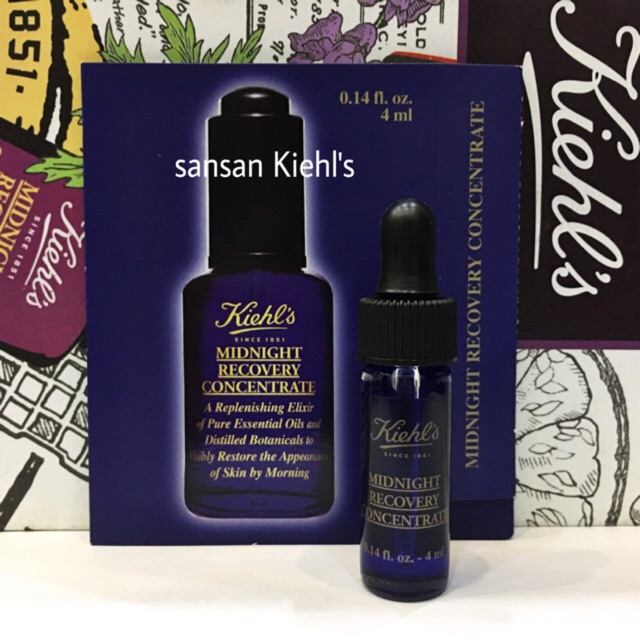 Minisize tinh dầu hồi phục da ban đêm Kiehl's Midnight Recovery Concentrate 4ml | BigBuy360 - bigbuy360.vn