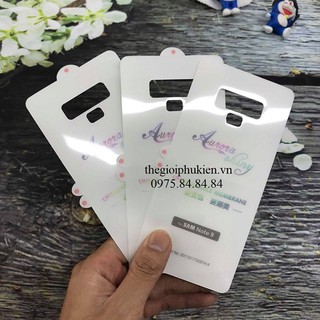 Tấm dán mặt lưng trong suốt PPF(Paint Protection Film) SamSung Galaxy Note 9