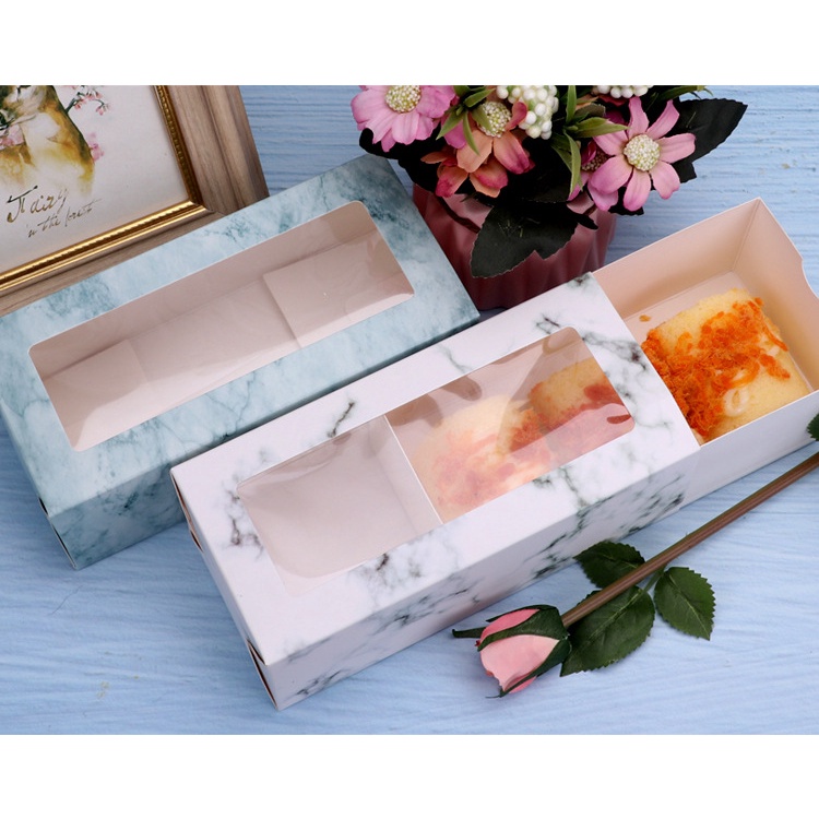 Hộp đựng bánh nắp meka trong
