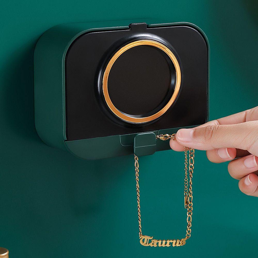 Giá Để Xà Phòng Gắn Tường Không Cần Đục Lỗ Kiểu Nắp Lật Sáng Tạo