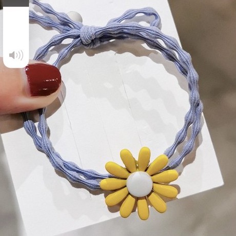 Dây buộc tóc, dây cột tóc, dây thun buộc tóc hoa cúc nữ nhiều màu ℂ𝕦̛̣𝕔 𝕜𝕚̀ đ𝕒́𝕟𝕘 𝕪𝕖̂𝕦 𝕧𝕒̀ 𝕕𝕖̂̃ 𝕥𝕙𝕦̛𝕠̛𝕟𝕘