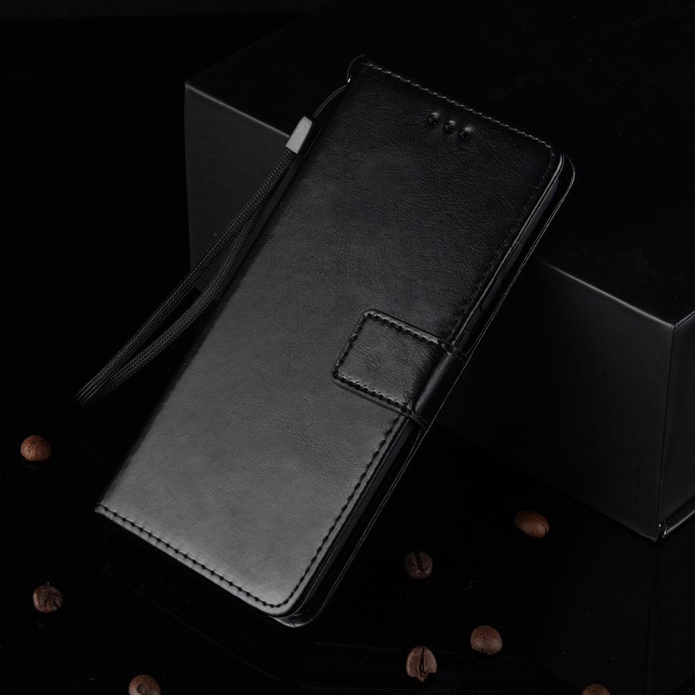 Bao da điện thoại chất liệu PU tích hợp ví dây đeo cho XIAOMI BLACK SHARK 2 BLACKSHARK 2 PRO