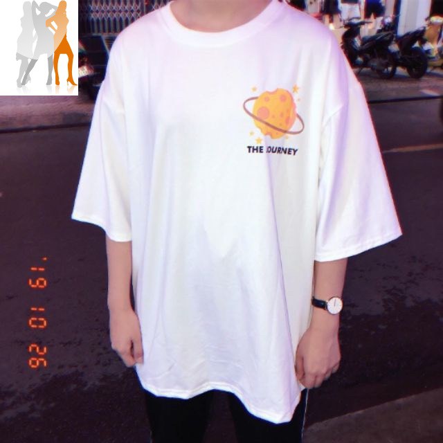 [Có full video] Áo thun unisex THE JOURNEY form rộng tay lỡ - Trùm Chuyên Sỉ Thời Trang - 20315858 | BigBuy360 - bigbuy360.vn