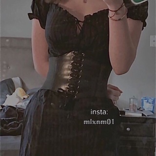Thắt nịt eo lưng gothic vintage grunge retro corset style