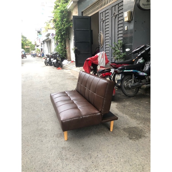 Ghế sofa da 1.2m ghế decor trọ, để phòng ngủ và đọc sách