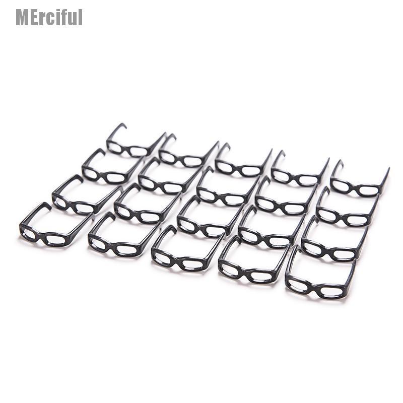 Set 20 Mắt Kính Đen Cho Búp Bê Barbie