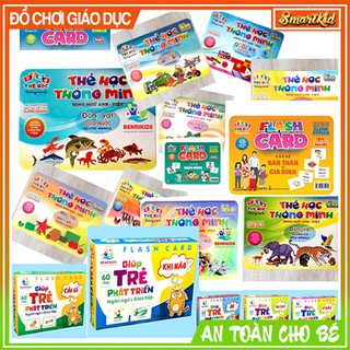 Combo bộ 19 chủ đề thẻ học thông minh song ngữ anh-việt theo phương pháp glenn doman nhiều chủ đề cho bé 0-6 tuổi