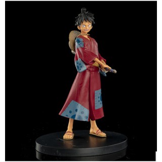 Mô Hình D. LUFFY Monkey  ở Vương quốc Wano Cao 17cm -(có hộp đẹp đi kèm)