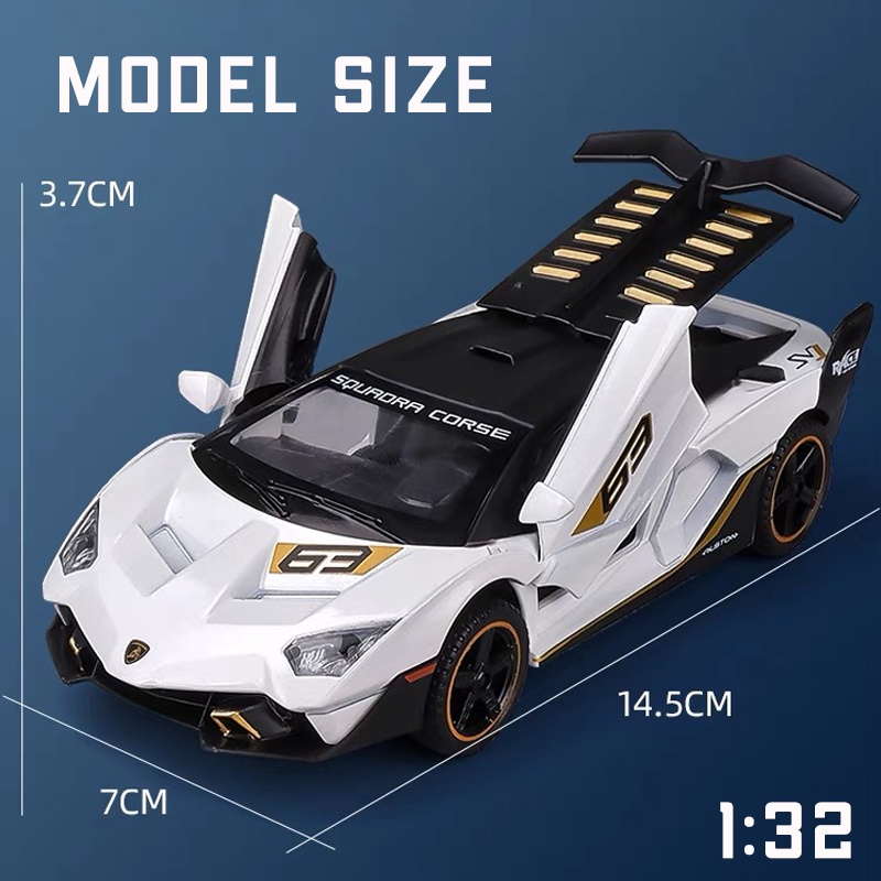 Mô Hình Xe Ô Tô Lamborghini SC18 Tỉ Lệ 1: 32 Cao Cấp