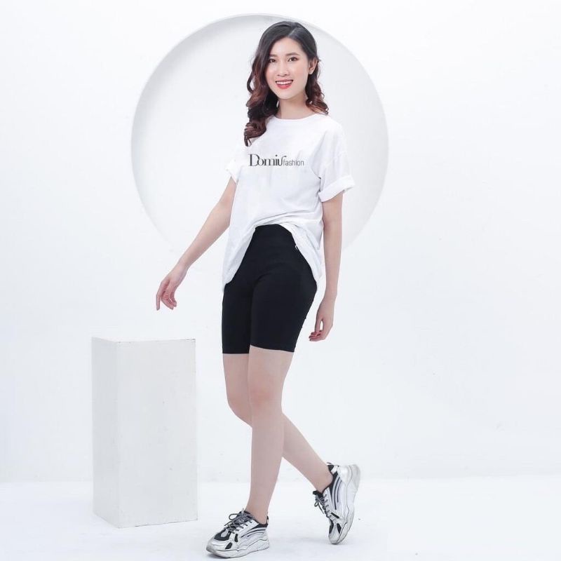 Quần Legging Đùi Nâng Mông Cotton Cạp Cao chất đẹp siêu co giãn form từ 32kg đến 80kg