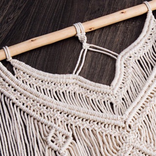 Mành macrame 2 lớp treo tường