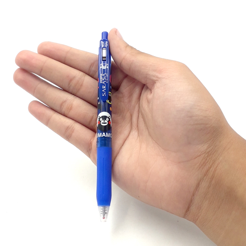 Viết Bi Bấm Zebra Sarasa Clip 0.5mm - Kumamon JJ15-K4-BL - Xanh Dương