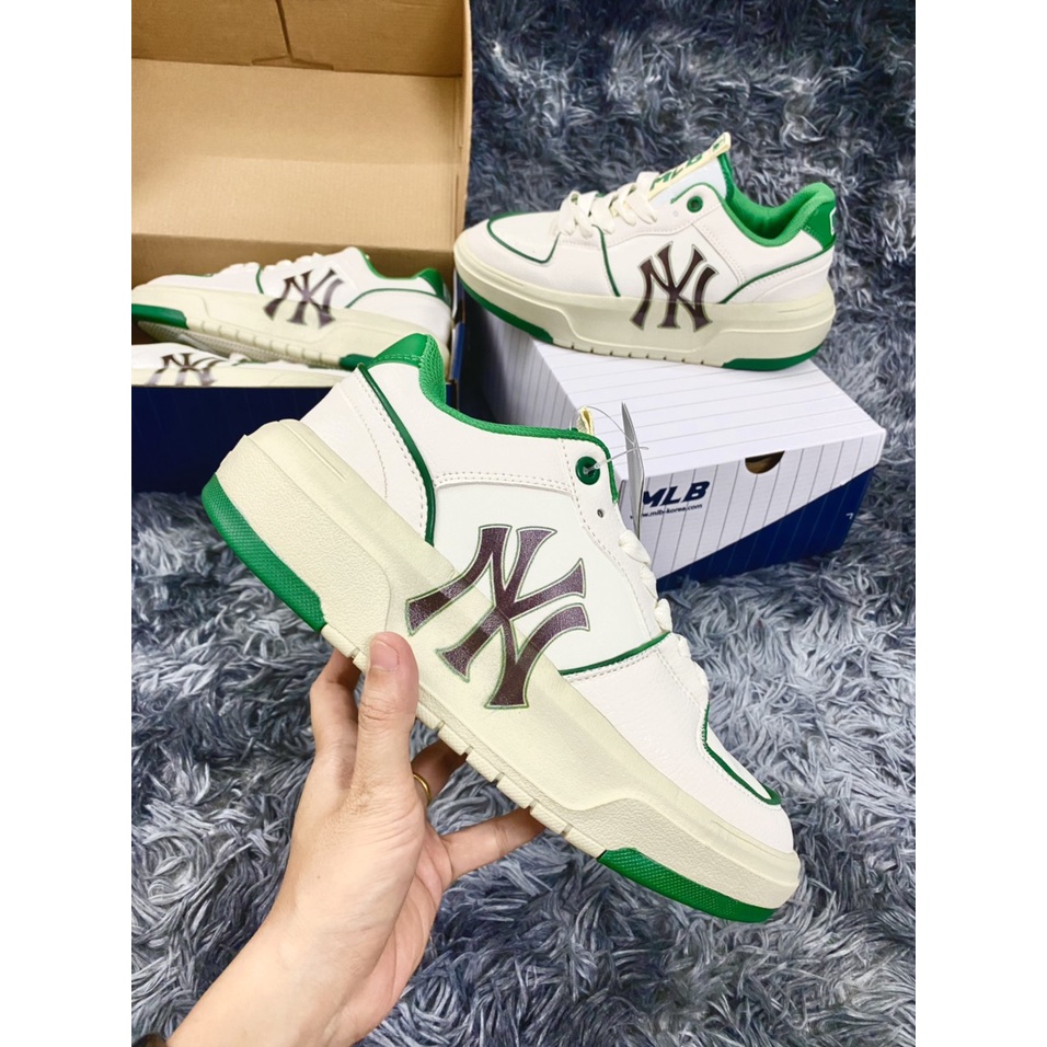 Giày MLB Chunky Liner Green, Black bản đẹp, Giày thể thao Chunky LIner NY hotrend 2022
