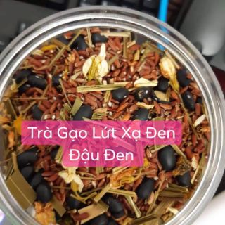 Trà gạo lứt đậu đen xạ đen