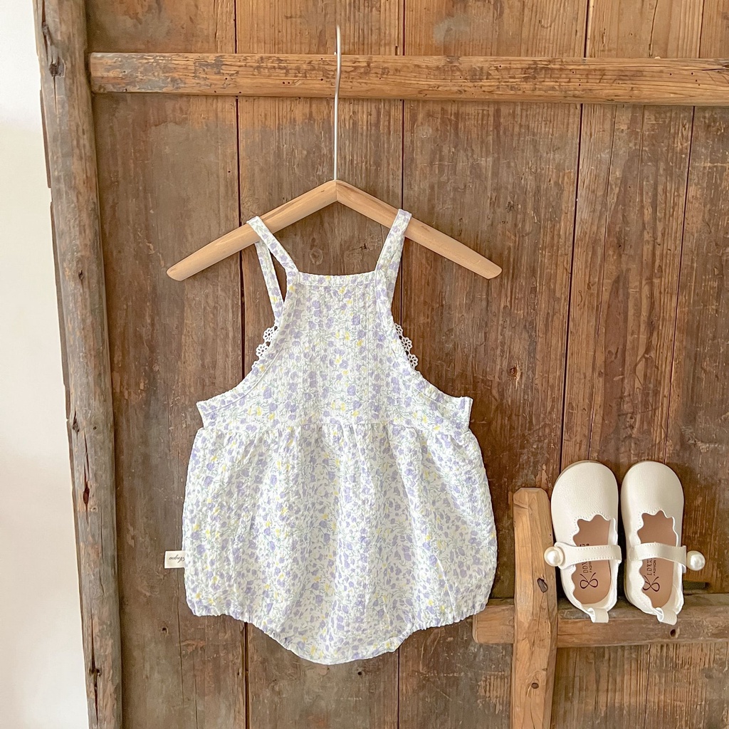 Jumpsuit In Hoa ThờI Trang MùA Hè Cho Bé GáI