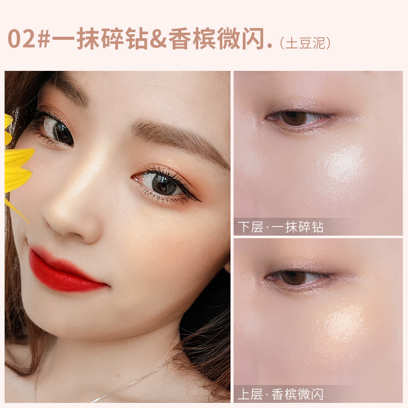 LAISLY Phấn Nhũ Má Hồng Highlight Makeup ChinaBrand | BigBuy360 - bigbuy360.vn