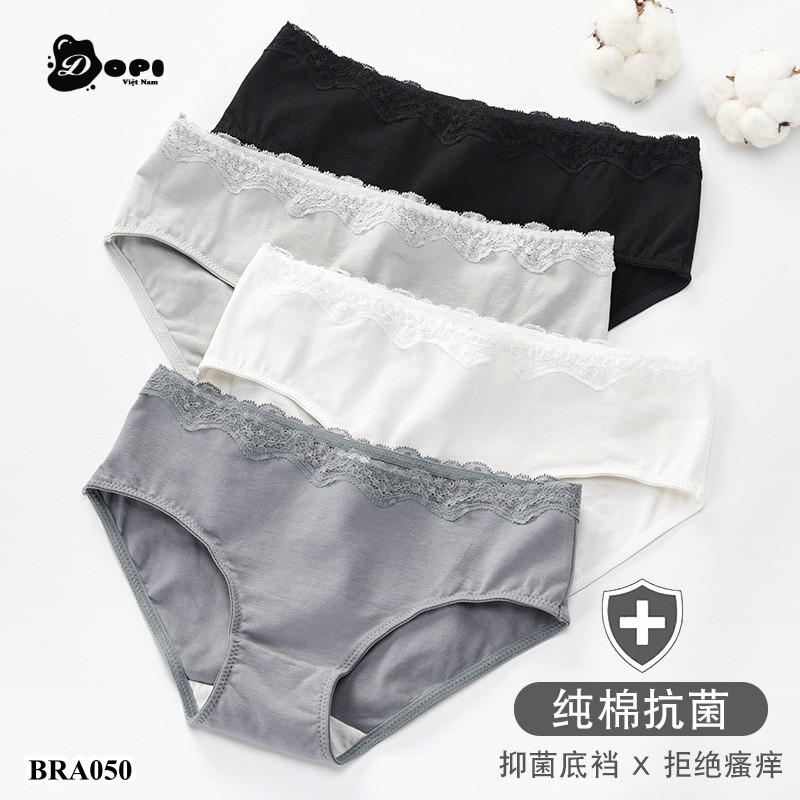 Quần lót nữ cotton chống khuẩn (7 màu)