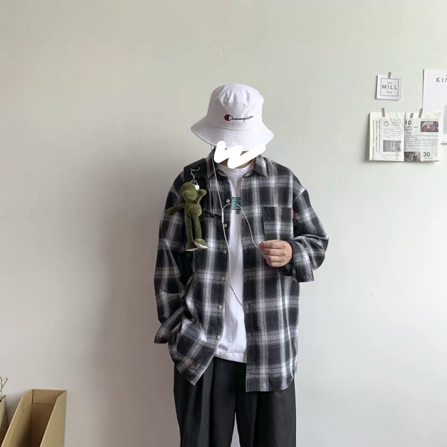 [FREESHIP+ẢNH THẬT] Áo Sơ Mi CARO FLANEL Unisex Hottrend Chất Đẹp - A25 | BigBuy360 - bigbuy360.vn