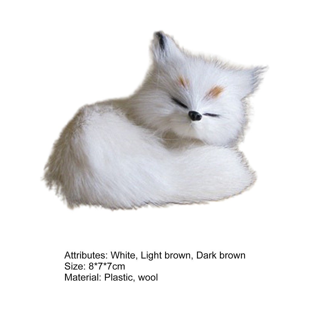 Thú nhồi bông hình con cáo bằng nhựa mềm