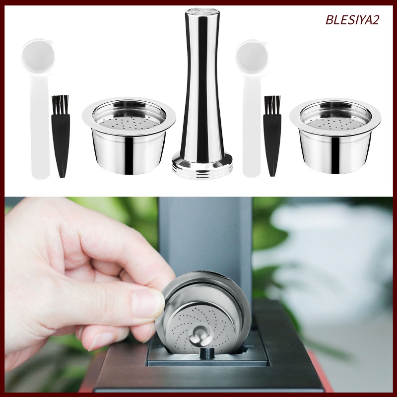 [BLESIYA2]Refillable Coffee Capsules Pod Filter For ALDI / Expressi / K FEE 3Pcs Set