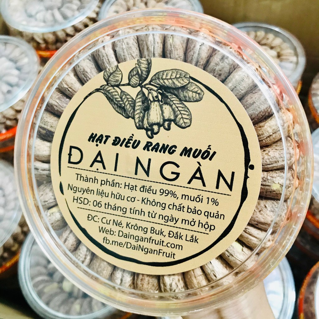 500Gr HẠT ĐIỀU RANG MUỐI NGUYÊN LỤA