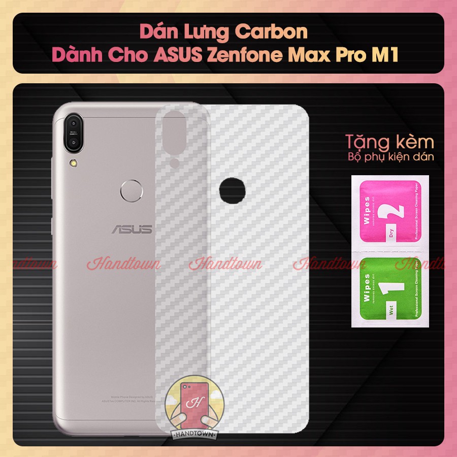 Miếng dán lưng cacbon Asus Zenfone Max Pro (M1) ZB601KL