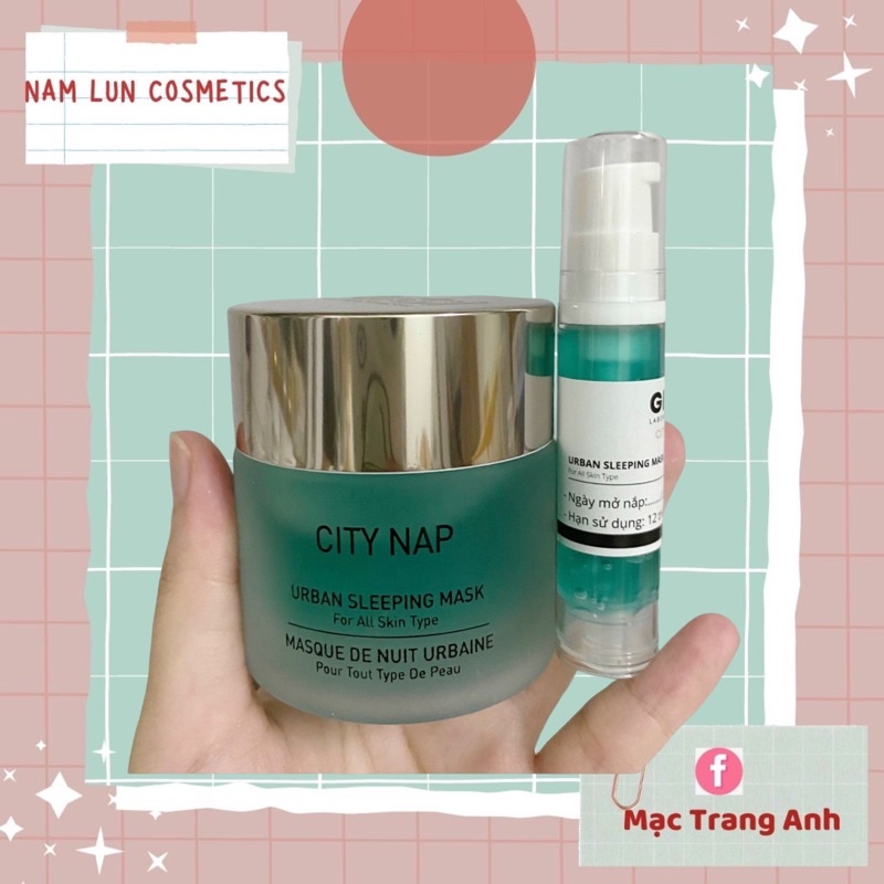 Mặt Nạ Ngủ GiGi City Nap Urban Sleeping Mask
