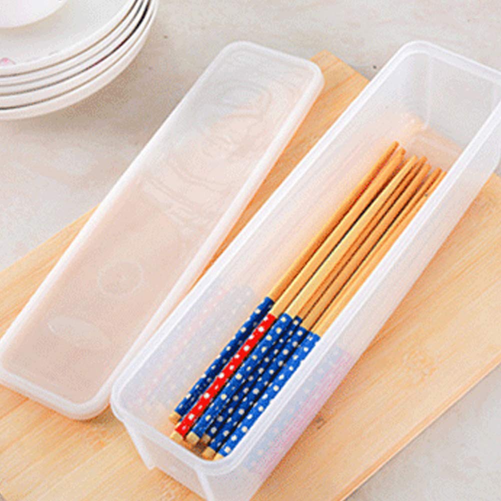 Hộp Nhựa Đựng Thực Phẩm, Hộp Đựng Thìa Đũa Đa Năng, Hộp Bảo Quản Mỳ, Bảo Quản Đũa Chống Ẩm Mốc