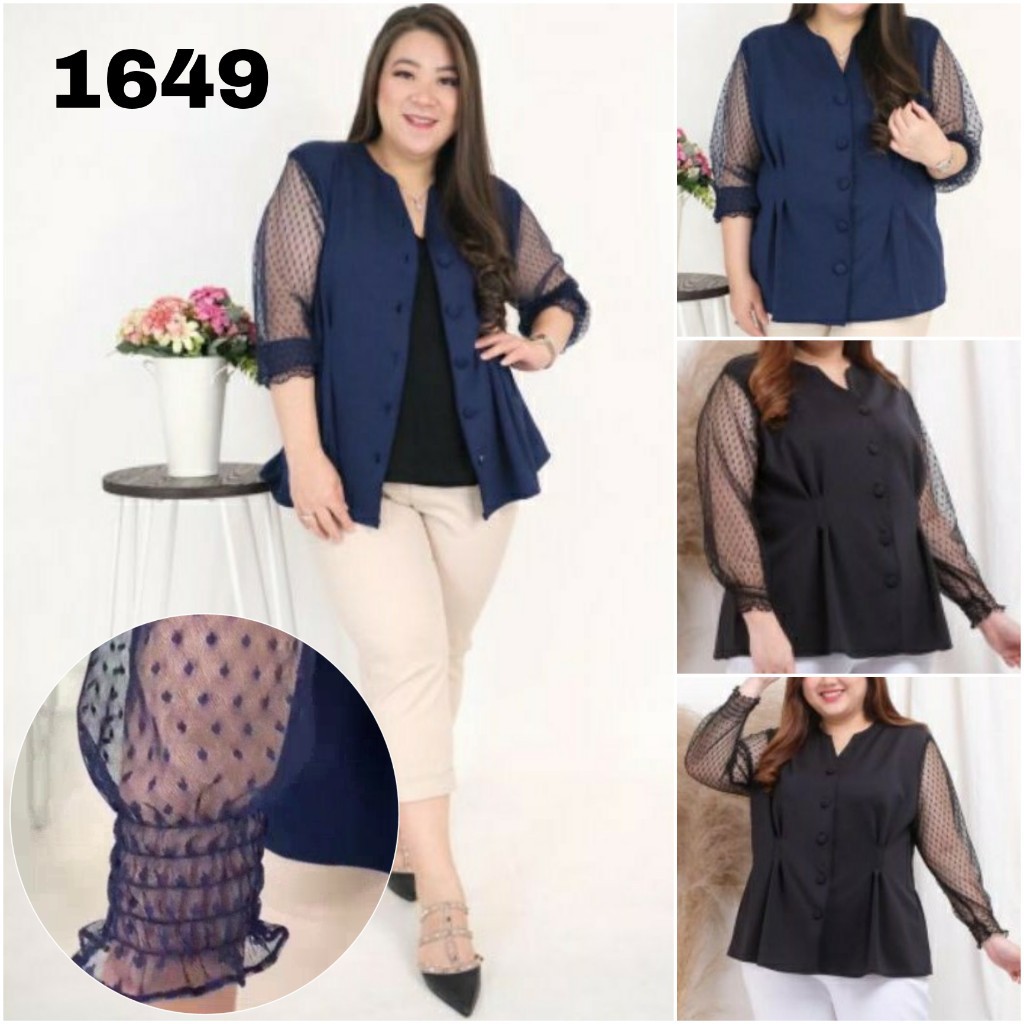 Áo Blouse Size Lớn Georgina Jumbo (1649-Ds)