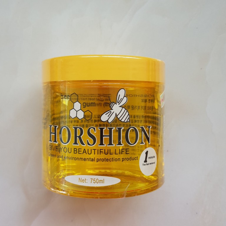 Wax lông mật ong Horshion to + tặng que gỗ wax lạnh NUHUWAXING